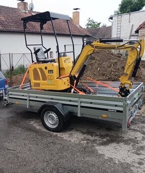 Prodám minibagr naftový motor - 1