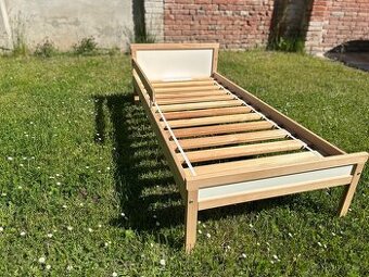 Dětská postel Ikea 70x160 vč matrace, zábradlí