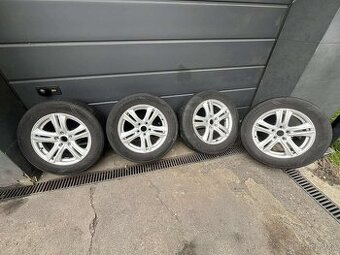 Alu kola 5x112 R16 ET 40+pneu 215/60r16 Škoda,VW,Seat,Audi