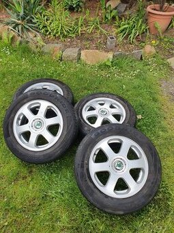 Alu kola Škoda 195/65R15 Letní