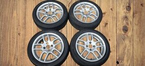 ALU PLATIN 15" 4x100 ET35 s letními pneu 195/50/15