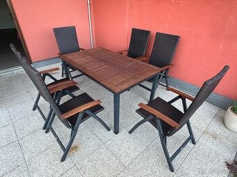 Hliníkový zahradní nábytek Livarno Home.