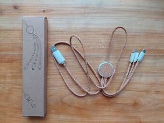 Nový univerzální nabíjecí kabel 3v1 (4v1) USB-C/USB-A SLEVA