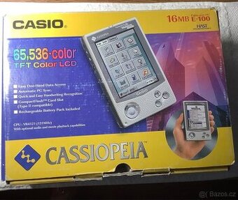 Sběratelský kapesní počítač Casio Cassiopeia E-100