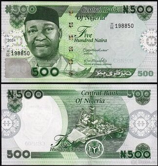 Nigérie - 500 Naira bankovka, 2024, UNC