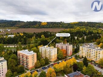 Byt 3+1 (62,5 m²) s balkonem, Prachatice – Náměstí přátelstv