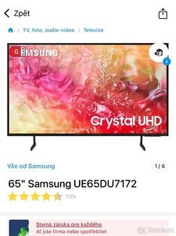 Samsung TV 65’’