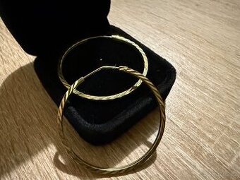 Zlaté náušnice 3,63g 585/1000