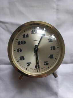 Staré stolní hodiny a budík PRIM