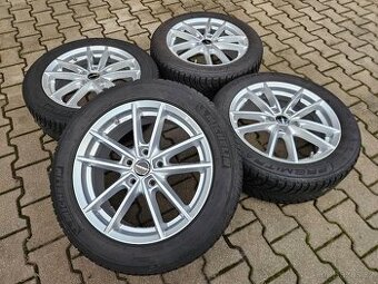Alu kola Borbet 5x114 Zimní 215/55/17 - Top stav