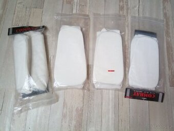 Nové látkové chrániče předloktí a holení