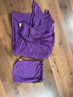 Elastický šátek - Fialový lotos