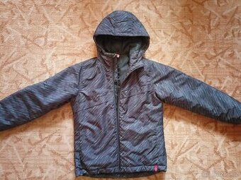 Zimní bunda dámská SAM, černo-růžová , nenošená, vel. XXS