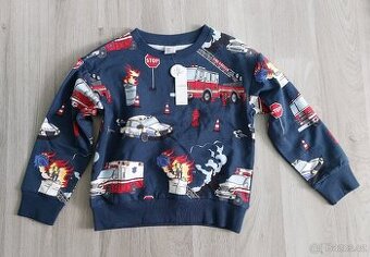 Nová mikina hasiči Lindex vel. 116
