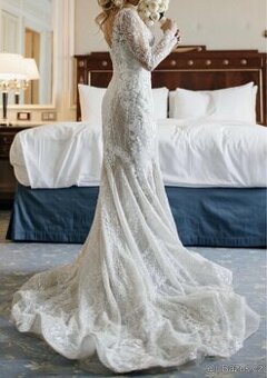 Svatební luxusní šaty WONA, velikost S,  “mořská panna”