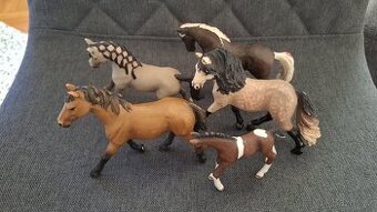Figurky koniku zn.Schleich 5x