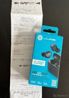 Sluchátka JLab Go Air Pop True - NOVÁ, pouze rozbalená