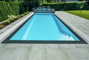 Přelivový bazén QBIG Plus, přeliv 3 x 8 x 1,5 m, hranatý