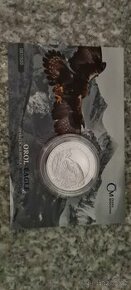 Prodám stříbrná investiční mince 1 OZ Orel 2022