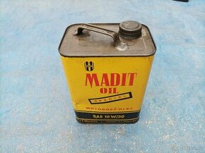 Plechový kanystřík Madit oil (poštovné 30,-)