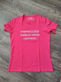 Růžové tričko Guess velikost S