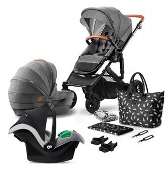 Kombinovaný kočárek PRIME 2 3v1 2023 Shadow Grey
