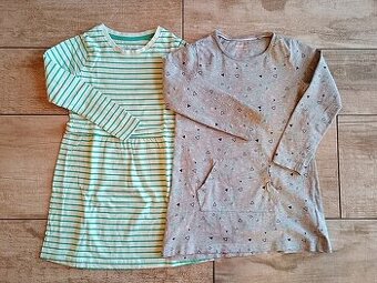 2x šaty Lupilu, vel.110/116