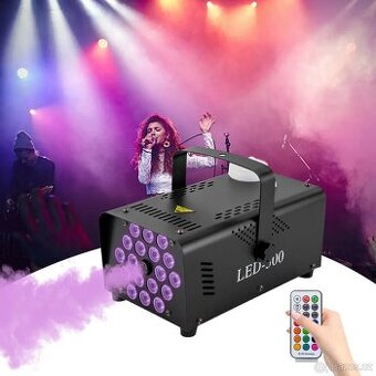Mlhový stroj s RGB světly 500W