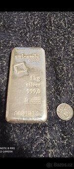 Stříbrný slitek 1 Kg - 1