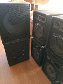 PRODÁM ZVUKOVOU APARATURU 2xSubwoofery Ibiza, 4x Omnitronic