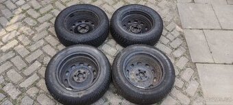 Ocelové ráfky na Škoda Octavia II, rozměr pneu 195/65 R15