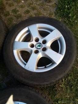 PRODAM=ALU KOLA 5X100 R-14 SKODA ORGINALY