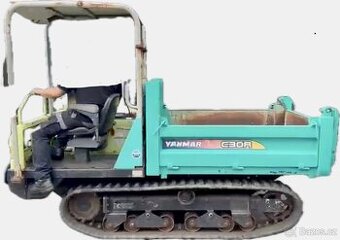 Pásový dumper Yanmar C30R – stroj do každého terénu