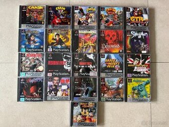 Hry playstation 1 komplet Aj