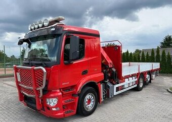 9366 - Mercedes-Benz ACTROS 2543 - 6x2 – Valník + HR-PALFING