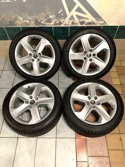 Alu kola Škoda R17 5X112 NOVÉ ZIMNÍ PNEU 225/45 R17 NOKIAN