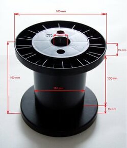 Plastové cívky pro návin drátů, kabelů - 88 ks