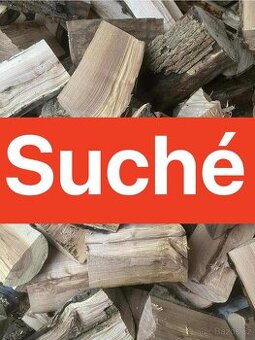 SUCHÉ palivové dřevo štípané TVRDÉ