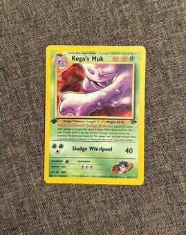 Pokémon karta Koga's Muk 1st edition