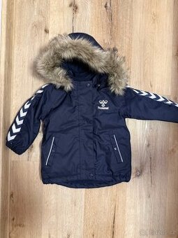 Zimní bunda Hummel tmavé modrá, vel. 86