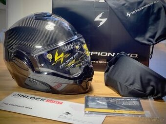 Přilba překlopná Scorpion EXO-Tech EVO Carbon XL + kom