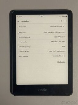 Čtečka Amazon Kindle Paperwhite 12. generace 16GB černá