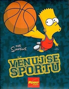 Penny - The Simpsons - Věnuj se sportu / kartičky