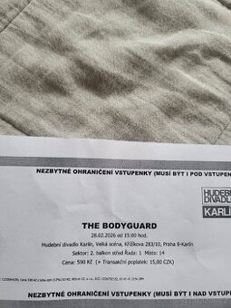 Lístek na Bodyguard