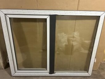 Plastové okno - 150x120cm, antracit/bílá - nové