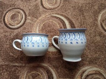Sada džbánku a hrnečku, dekorace, keramika
