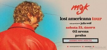 VIP vstup - klubové patro O2 Aréna MGK - Machine Gun Kelly