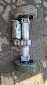 Hliníková náprava s elektromotorem 24V 1000w