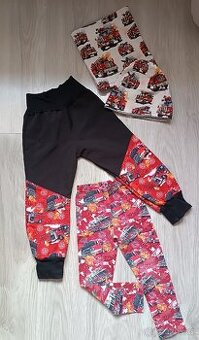 Handmade set Hasiči (soft kalhoty, atd...)