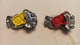 Spojková hlavice hadicová vzduchová KNORR žlutá + červená